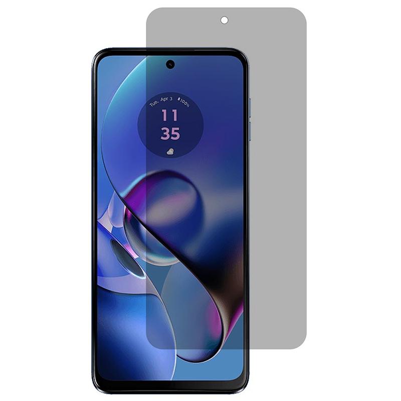 

For Motorola Moto G64 5G Anti-Spy Screen Protector Anti-Scratch Full Covering Tempered Glass Film Type A