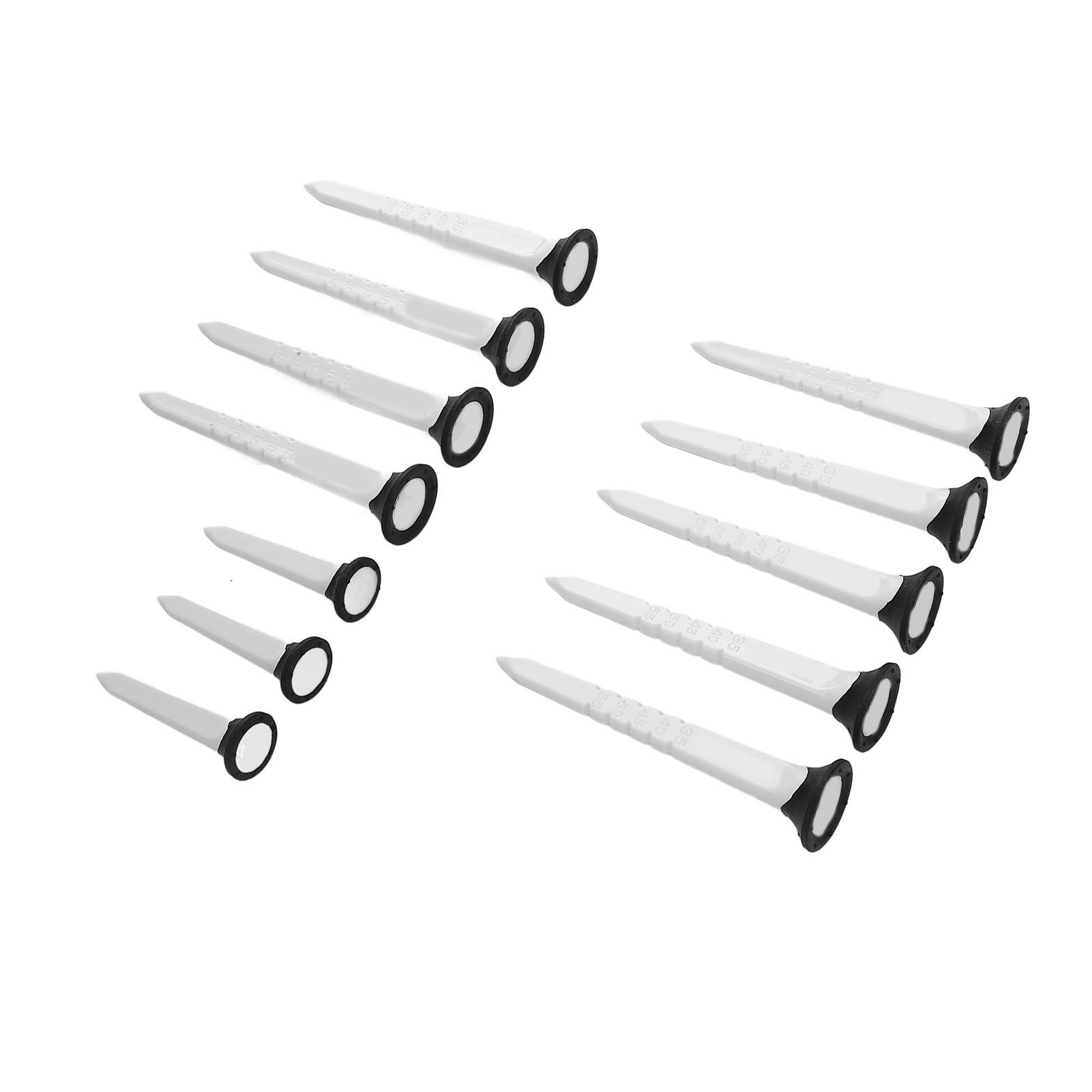 

12 шт. Гольф-ти Профессиональные Снижают Трение Нейлоновый Пластик 5 Уровней Регулируемой Высоты Гольф-ти для