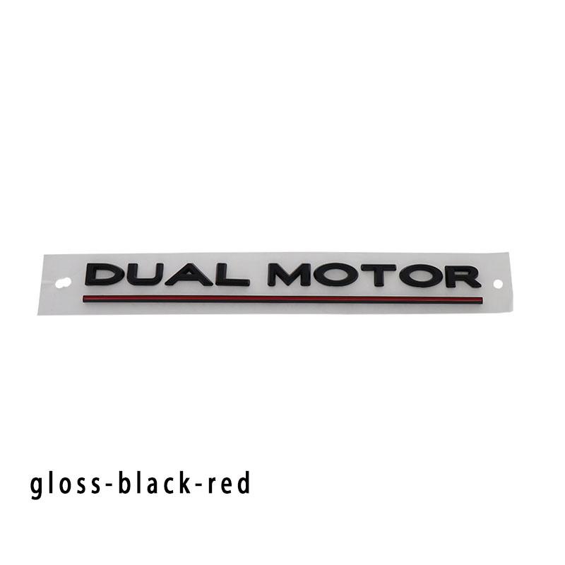 3D Premium ABS DUAL MOTOR Underlined Letters for Car Styling High Performance Car Fender Trunk Rear Bonnet Decal Emblem Badge Sticker