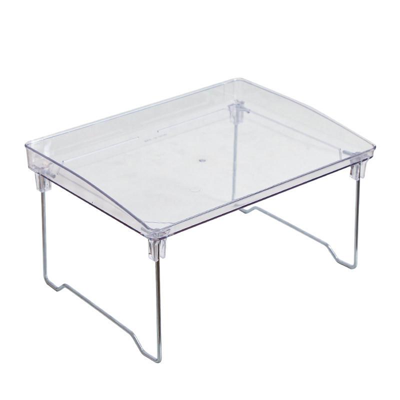 

Акриловый прозрачный настольный ящик для хранения вещей, простой стеллаж для хранения вещей в общежитии, стеллаж для хранения вещей, складная стойка для дома с регулируемой высотой