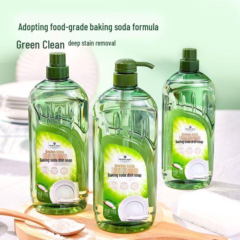 Sam's Club Baking Soda Dish Soap & Safe Fruit and Vegetable Cleaner - Gentle on Hands