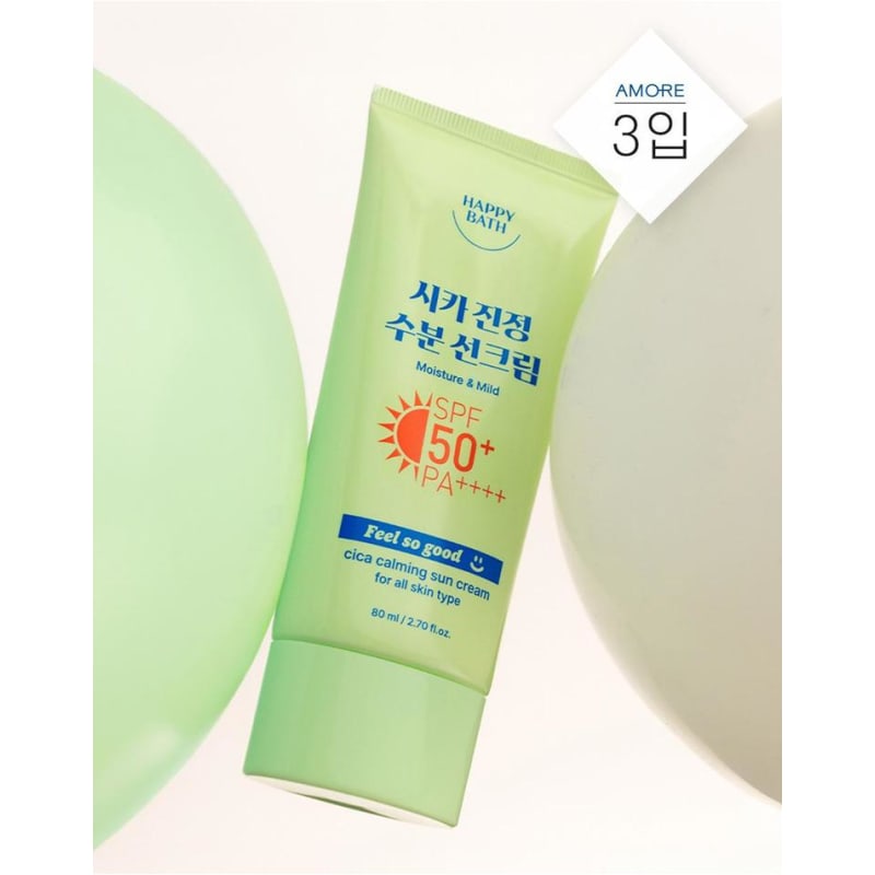 

Happy Bath Feel So Good Cica Soothing Moisture Sunscreen 80ml x 3