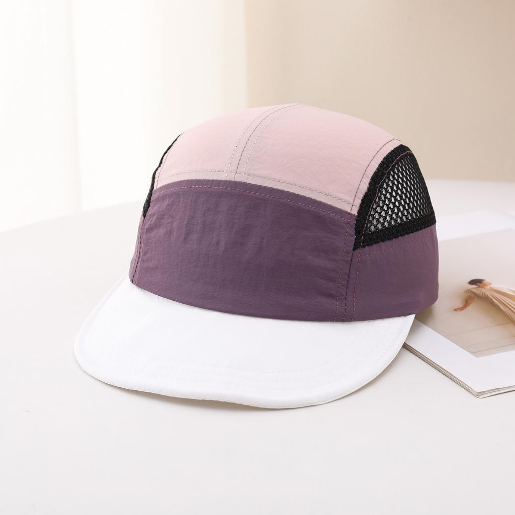 Spring/Summer Five-panel Lightweight Quick-Drying Mesh Baseball Cap for Men and Women, Versatile for All Occasions