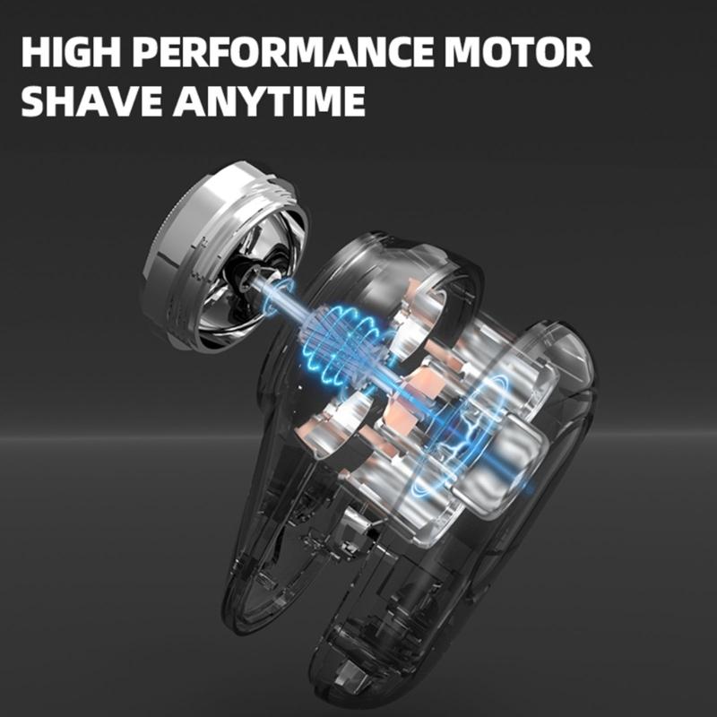 Waterproof Powerful Pocket Electric Shaver For Men Mini Travel Rechargeable Face Shaving Machine Beard Electric Razor