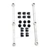 Nuovo Collettore di Aspirazione in Alluminio Flap di Turbolenza Bielle di Collegamento Kit di Riparazione Auto Per Mercedes Benz OM642 6420903237 6420907737