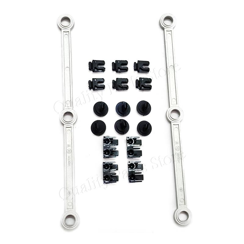 Nuovo Collettore di Aspirazione in Alluminio Flap di Turbolenza Bielle di Collegamento Kit di Riparazione Auto Per Mercedes Benz OM642 6420903237 6420907737