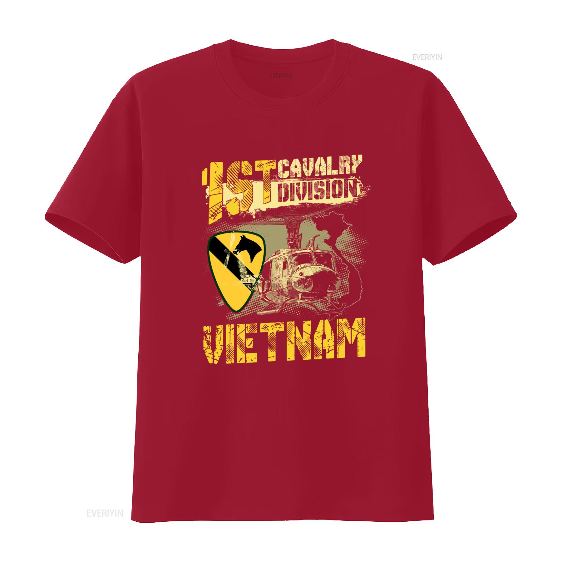 Vietnam Veteran 1st Cavalry Division Uh1 Huey Helicopter T Shirt Limited Edition vintage Washed graphic streetwear Slightly S