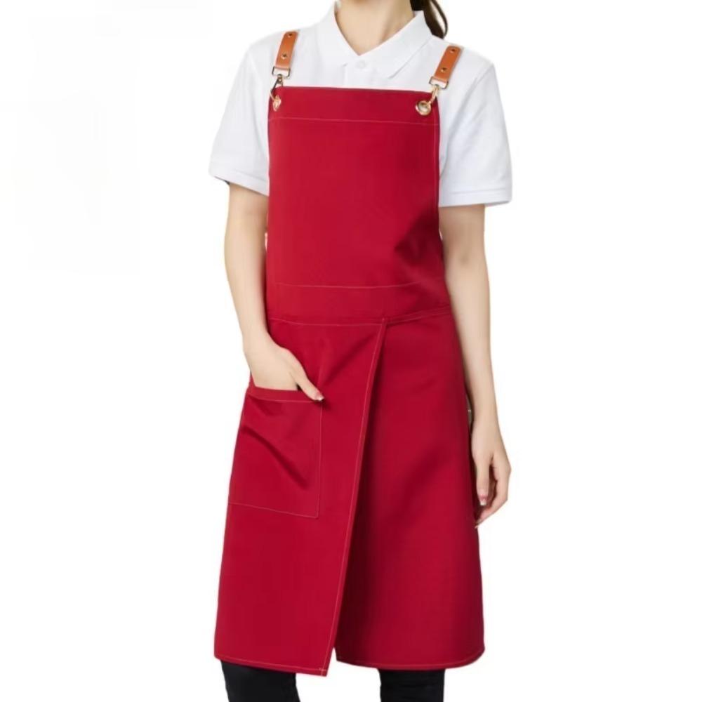 Wear-resistant Canvas Apron Waterproof Florist Apron Multi-functional Cafe Apron  Studio