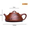 200ml Hochwertige Yixing Lila Ton Teekanne Meister Handgefertigt Steinschaufel Kessel Benutzerdefinierter Schönheits Tee-Infuser Chinesisches Zisha Teegeschirr
