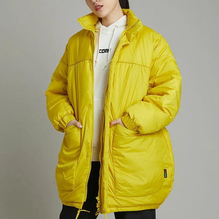 Converse Large Pocket Puffer Jacket Unisex Yellow (Unisex) Parka Coats 10021714 A03