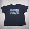 T-shirt Grafica Cubetto di Ghiaccio Vintage e t-shirt per bambini - 90s West Coast Rap Tee, Nero Usurato, XL