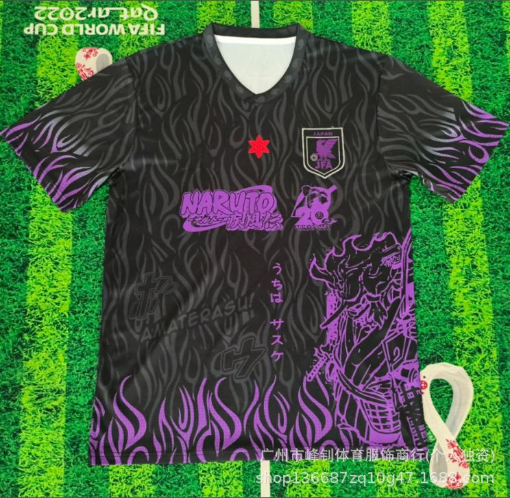 Maillot de football animé Coupe du Monde 2026, maillot thème dessin animé japonais, maillot de sport respirant pour l'entraînement