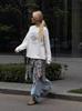 2024 European & American Stylish Embroidered Slimming Pullover Sweatshirt for Women - Autumn/Winter Collection