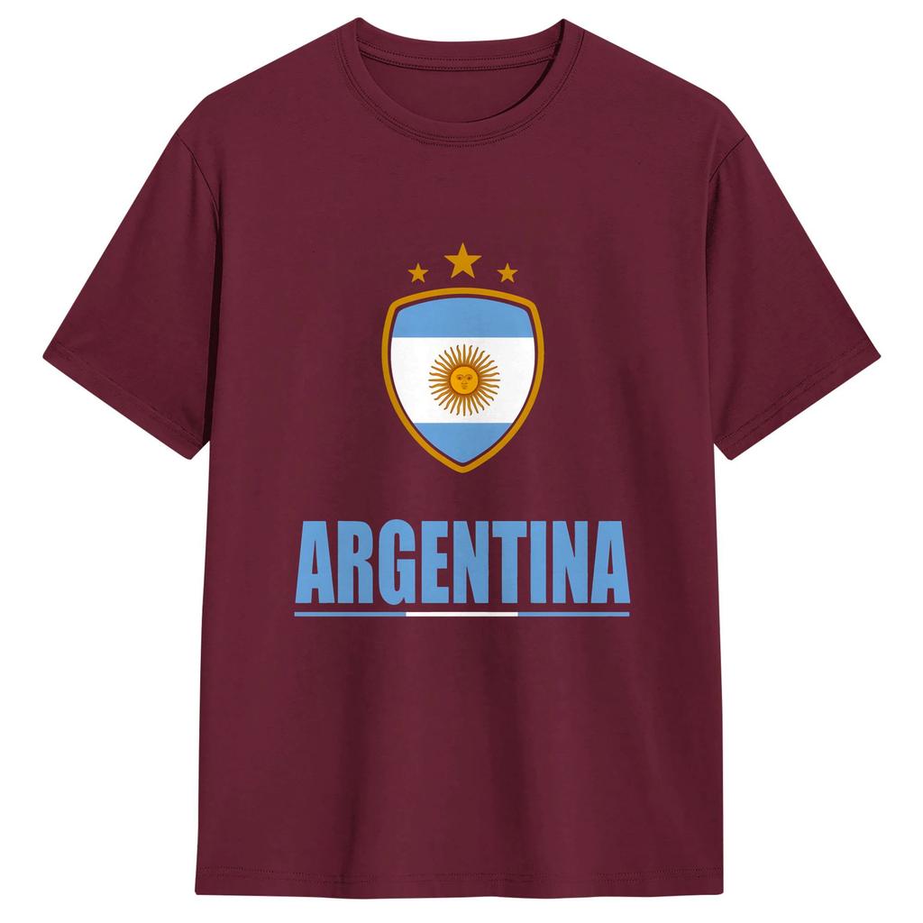Streetwear T Shirt Summer Argentina Flag Hip Hop Tshirts Cotton Tee Shirt For Unisexs Retro Plus Size 6xl Short Sleeve Clothes
