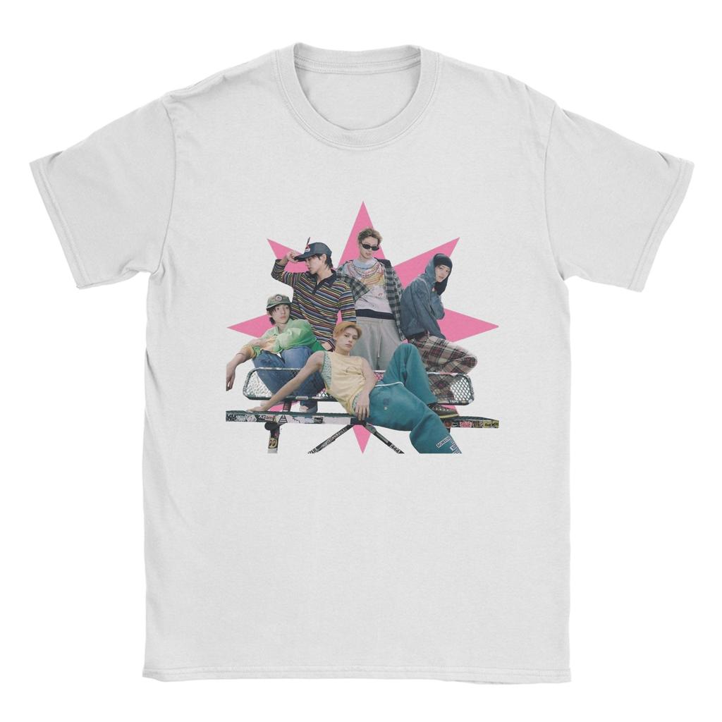 Summer CORTIS Korean Boy Band Novelty TShirts Pure Cotton Tee Shirt for Unisexs Awesome Print Short Sleeve Clothes