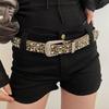 Blingbling Rhinestones Waist Belt for Street Dance Jean Casual Wear Butterfly
