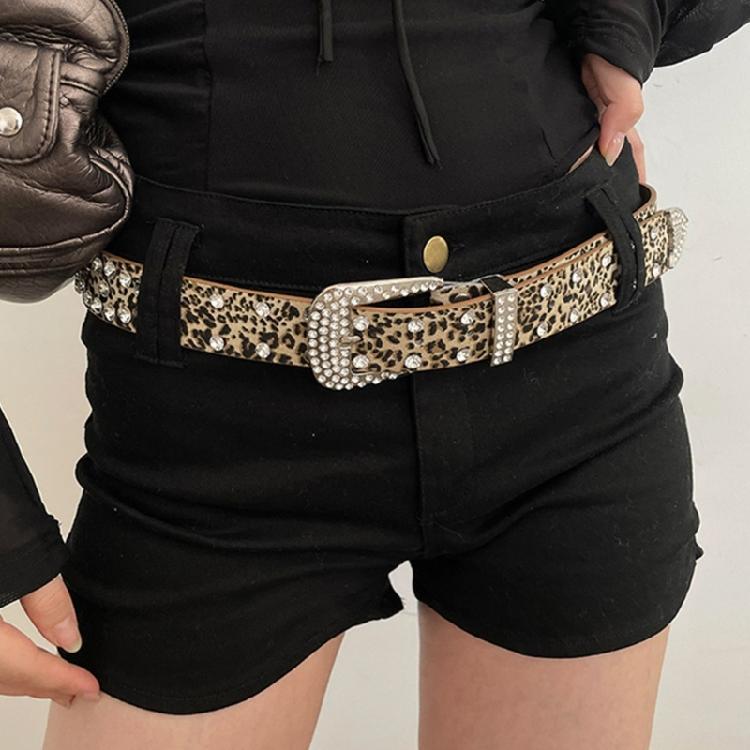 Blingbling Rhinestones Waist Belt for Street Dance Jean Casual Wear Butterfly