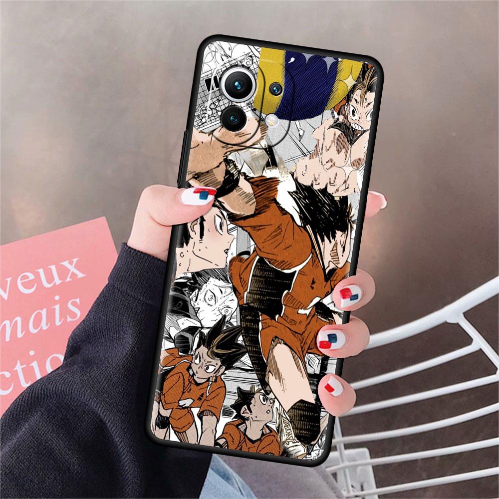 Haikyu!! Anime Funda Case For Xiaomi Mi 11 Lite 5G NE 11T Pro 10T 9T Note 10 12 12X 12S Ultra Soft Silicone Shell Phone Cover