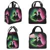 Elphaba und Glinda Wicked Das Musical Isolierte Lunchtasche für Damen Büro Kühlbox Thermische Lebensmittelbox Tragetasche Lunchboxen Behälter