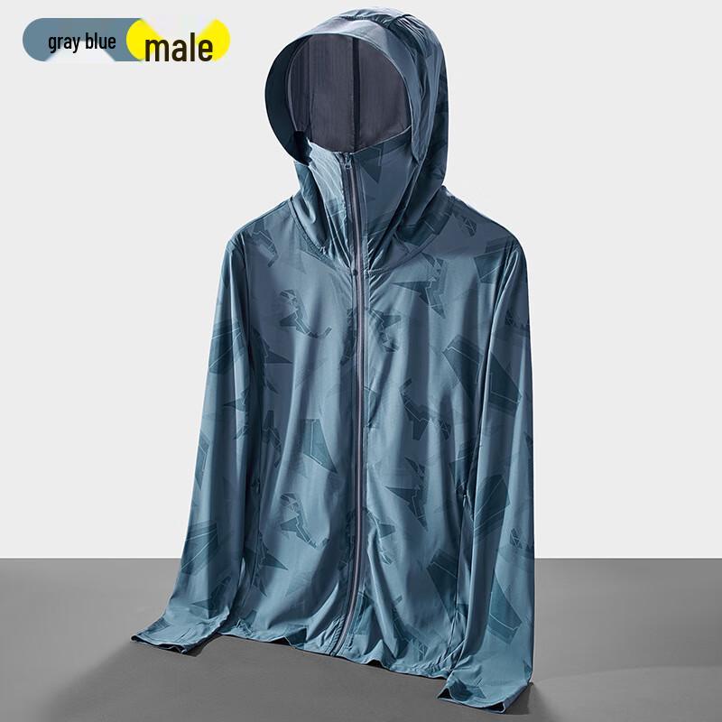 Men s Ice Silk Sun Protection Camouflage Jacket M