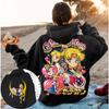 2025 Novo Moletom Sailor Moon Outono Inverno Y2k Moda Quente Anime Nome Conjunto Série de Artistas Tendência Amplo Moletom Outono Inverno