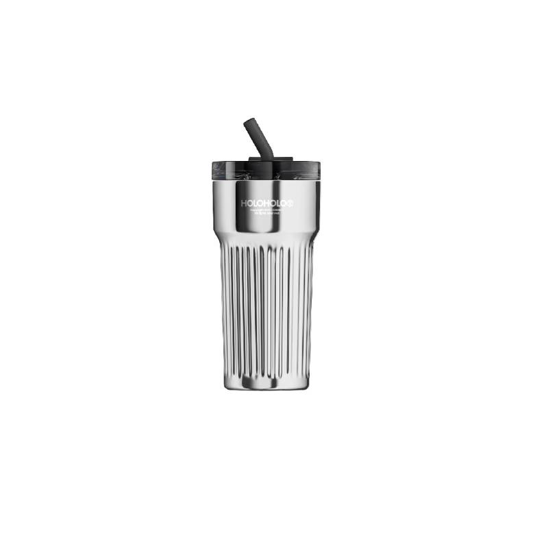 HOLOHOLO 700ml Stainless Steel Insulated Straw Cup