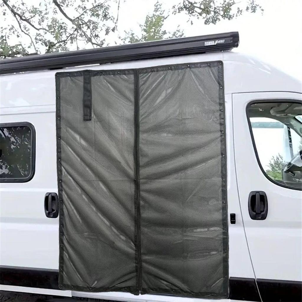 RV Screen Door Replacement Magnetic Fly-Proof UV-Resistant RV Side Door Fly Protection Net For Camping Outdoor Adventure Road