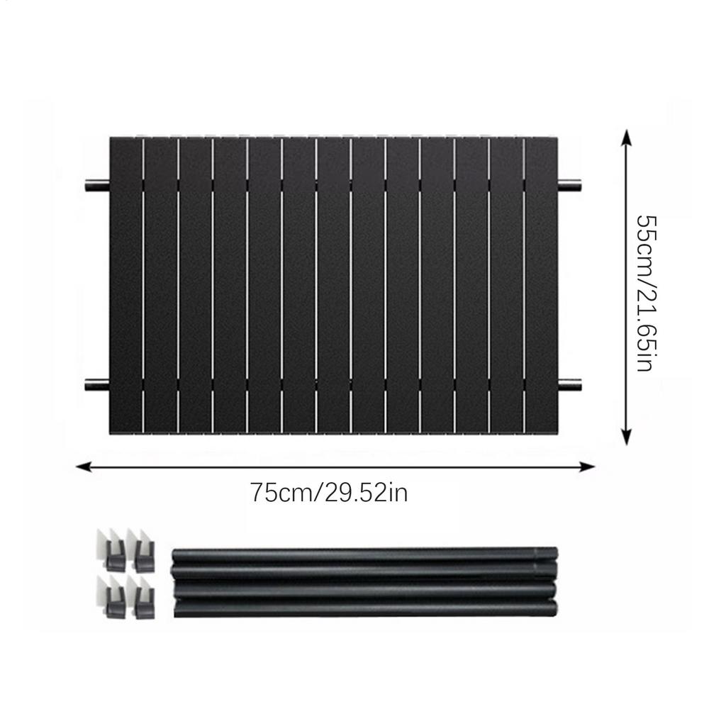 

Складная походная тележка Столешница Садовая тележка Доска Складная столешница Доска для пикника Пляжная тележка Чехол-доска для походных аксессуаров чёрный