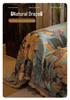 Camellia White Feather Non-slip Luxury French Sofa Throw Blanket