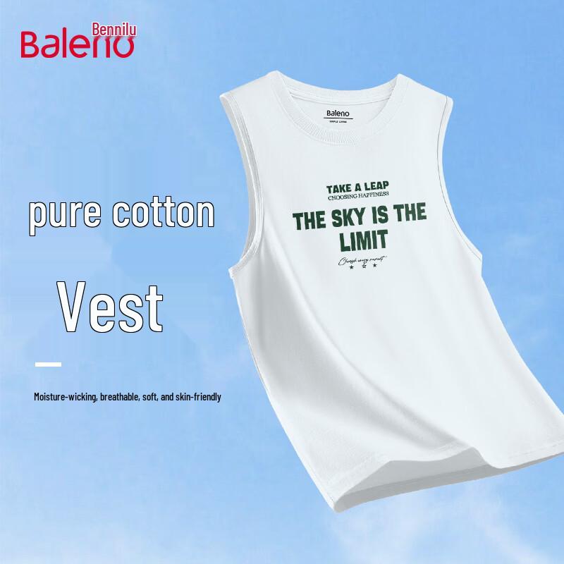 Baleno Men s Loose Fit Cotton Vest 5XL