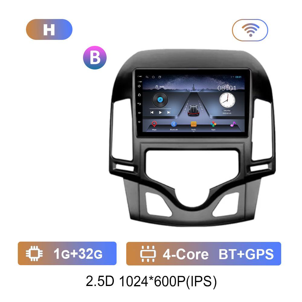 Android OS Car Radio Multimedia Player for Hyundai I30 2006 - 2011 WiFi GPS Navigation DSP Stereo Split Screen BT Head Unit