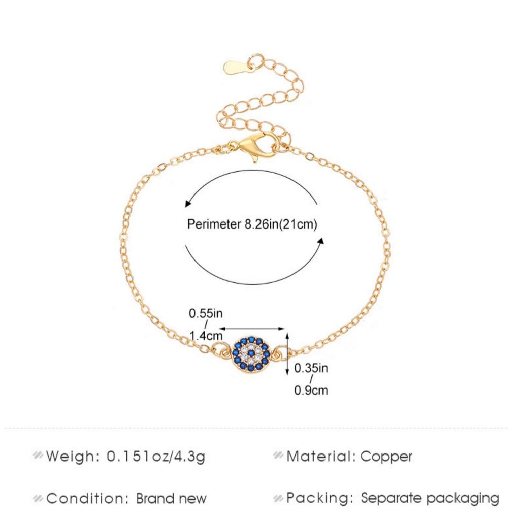 Turkish Evil Eye Bracelet Men Women Couple Fashion Personality Friendship Jewelry Souvenir Bracelet Accessories