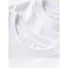 Men's Solid Color Short Sleeve T-Shirt, Ethnic Style Pocketed Tee with Random Print on Pockets, Round Neck Short Sleeve Shirt