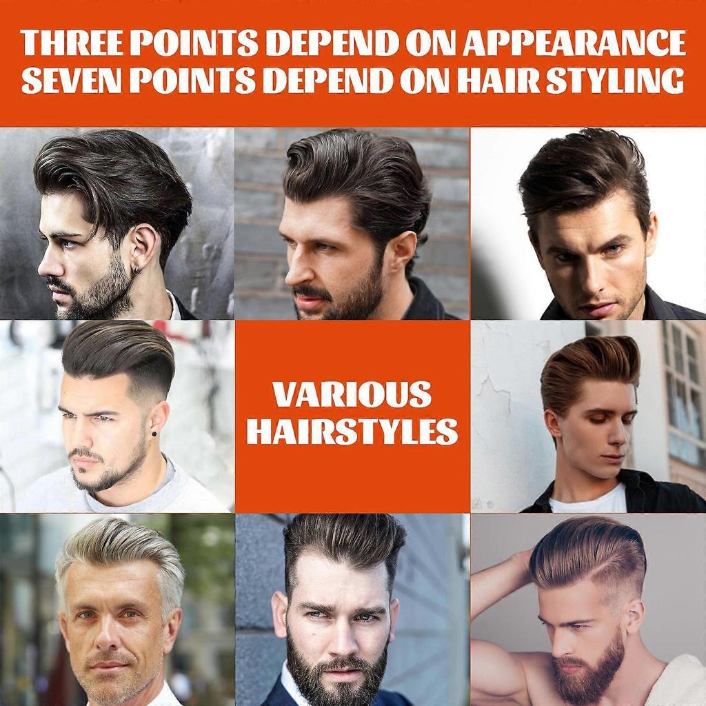 East Moon Herren Wachs Haar Kamm, Retro Seitenscheitel Frisur, Feuchtigkeitsspendend Und Langanhaltend, Ein Kamm Um Den Style Zu Setzen