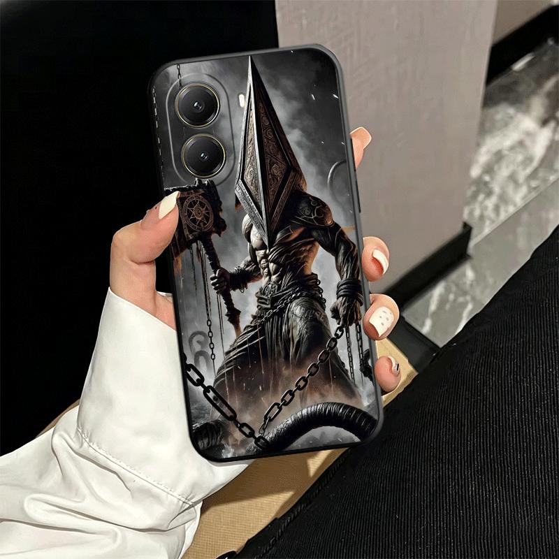 Silent Hill Horror Theme Soft Phone Case for Xiaomi Poco X5 X6 X7 X8 Pro Max X3 F7 F8 Ultra M8 M7 M6 M5 Redmi 15 15C 14C 13C 12C