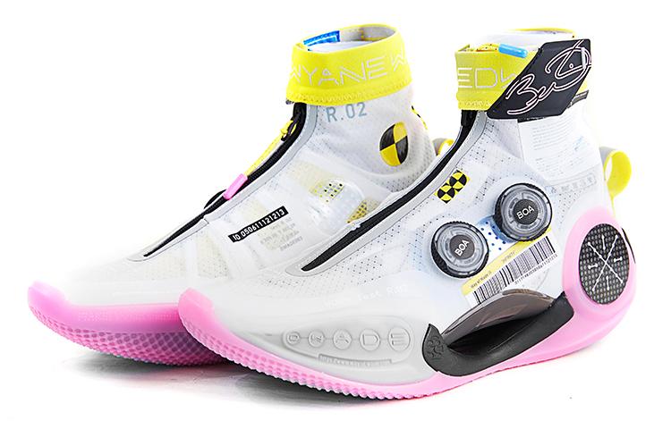 Li Ning WOW 9 Way Of Wade 9 Infinity Test R2 Textile, Synthetic Leather, TPU Abrasion Resistant Breathable High top ABER002-5