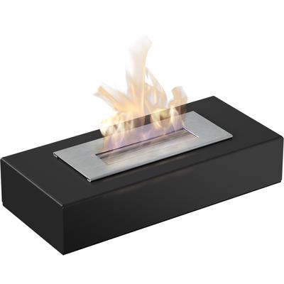 Freistehender Bioethanol-Kamin INDIA MINI TÜV schwarz