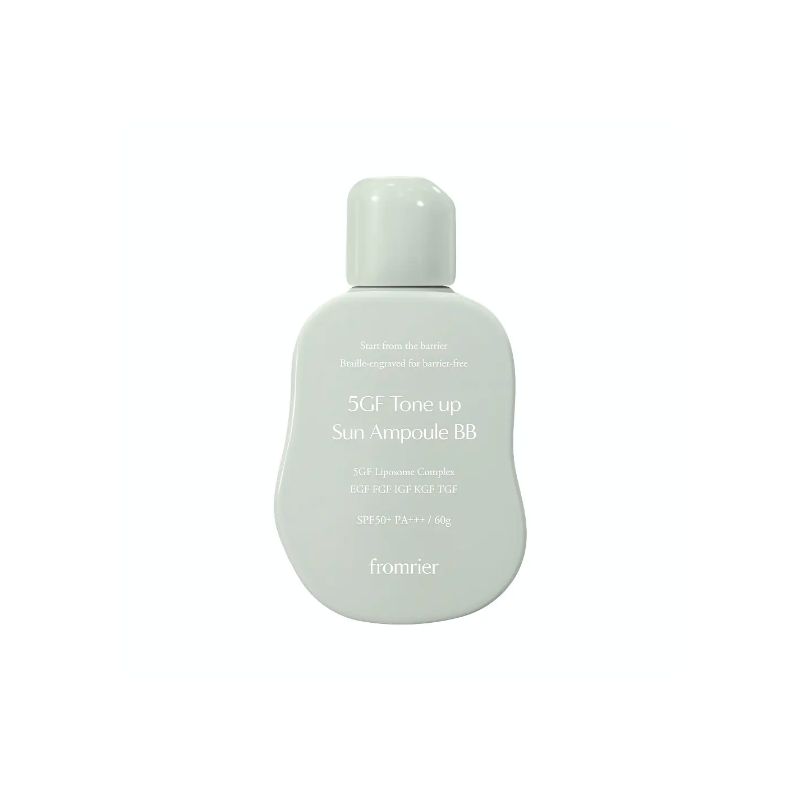 Fromrier 5GF Tone-Up Sun Ampoule BB SPF50+ PA++++ (Purple / Olive Green / Teal Blue) 60g #Olive Green