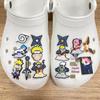 Naruto Anime Croc Charms: Flower DIY PVC Rubber Shoe Accessories