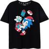 Sonic The Hedgehog Men's Black T-Shirt _ Festive Sonic Gift Design _ Authentic Sonic Merchandise _ Perfect for Sonic Fans