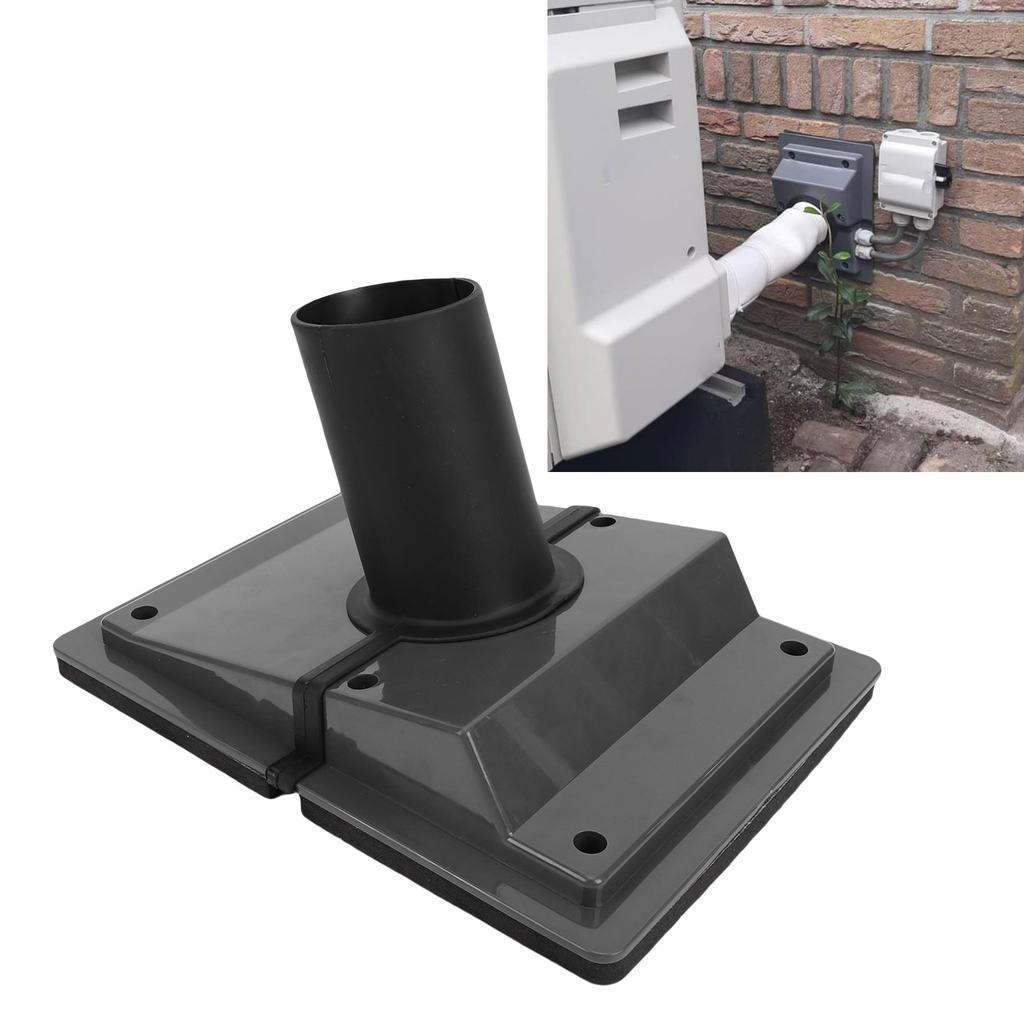 HVAC Wall Penetration Line Set Cover Kit Split AC Wall Cover for Indoor Outdoor   Conditioner Systems 2.36in Pipe Inner Diameter