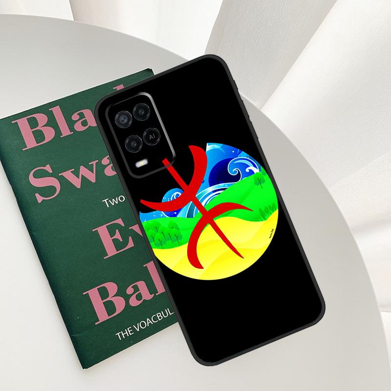 

Amazigh Symbol Berber Academy Case For Oppo A54 A74 A94 A54S A57S A15 A16 A17 A52 A72 A76 A96 A58 A78 A98 A77 A5 A9 Cover OPPO A96 4G