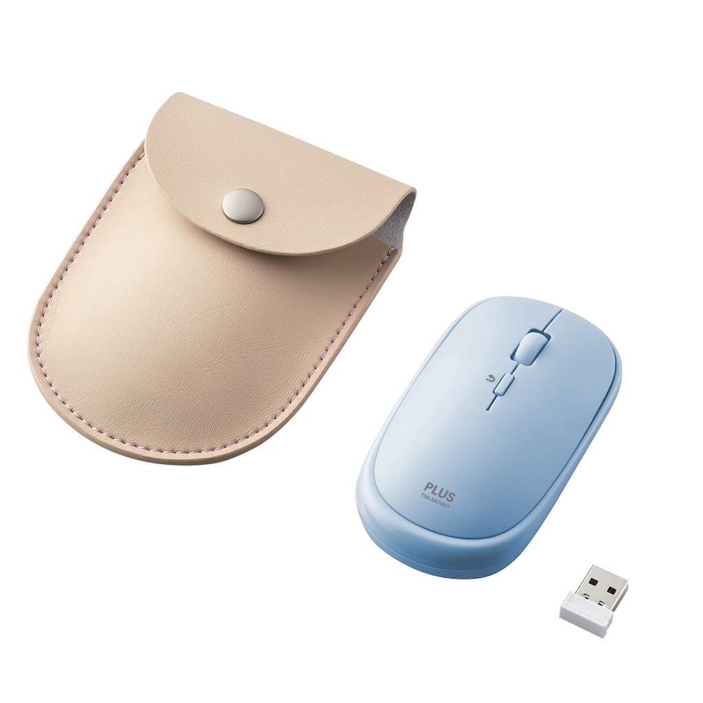 PLUS Mouse Jibuniro Thin Holder Hakobi Mouse Blue TW-MO001 428-832