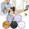 Light Reflector 80CM 5 In 1 Multi Disc Collapsible Circular Reflector for Photography Translucent