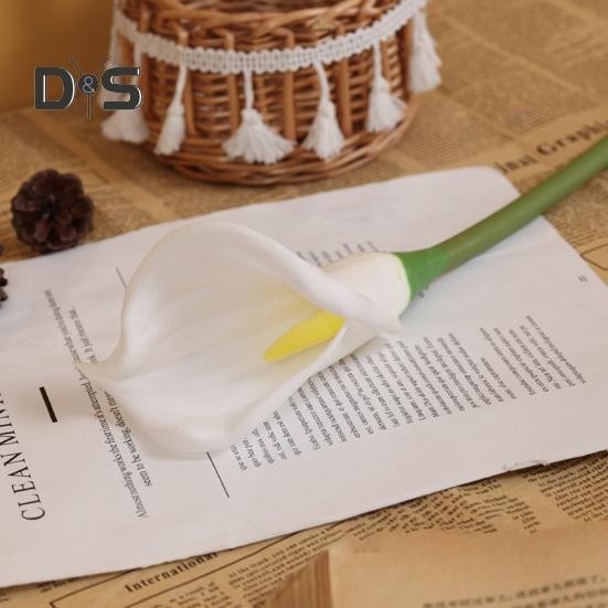 Neblunkantis dirbtinis augalas akį traukianti puošni gofruojanti Calla Simulation Flower