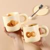 Keramik Brot Niedliche Milchtasse Milchtasse Wohnheim Trinkwasserbecher Tasse Hohes Aussehen