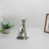 Resin Cheetah Decor Figurine With Antique Finish For Living Room Or Desk