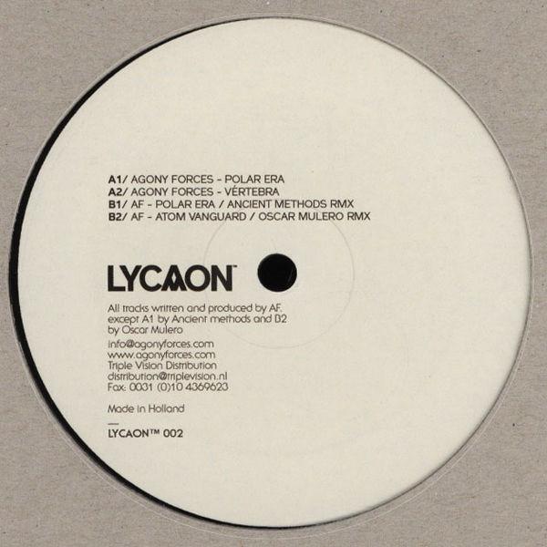 

12inch Record AGONY FORCES Polar Era LYCAON002 Lycaon 2012 Netherland Dance Electronica Used