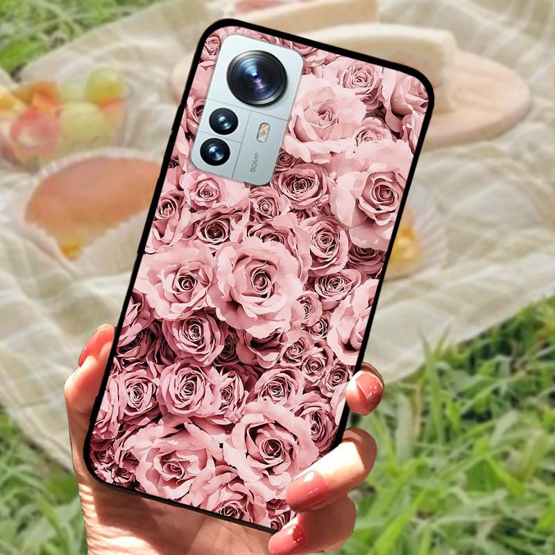 For Xiaomi Mi 12 Case 12X 12S Soft Silicone Cartoon Painted Phone Cover For Xiaomi 12 Pro Case 12S PRO Shockproof Coques Bumper