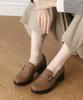 Gisse Genuine Leather Tina Platform Pumps Gis-46278 (A Type)